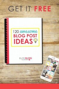 Get 120 awesome suggestions for your blog: you'll never be without ideas again!